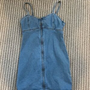 Wild Fable Blue Sheath Mini Dress Spaghetti Strap